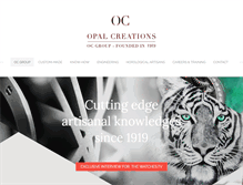 Tablet Screenshot of opal-creations.ch